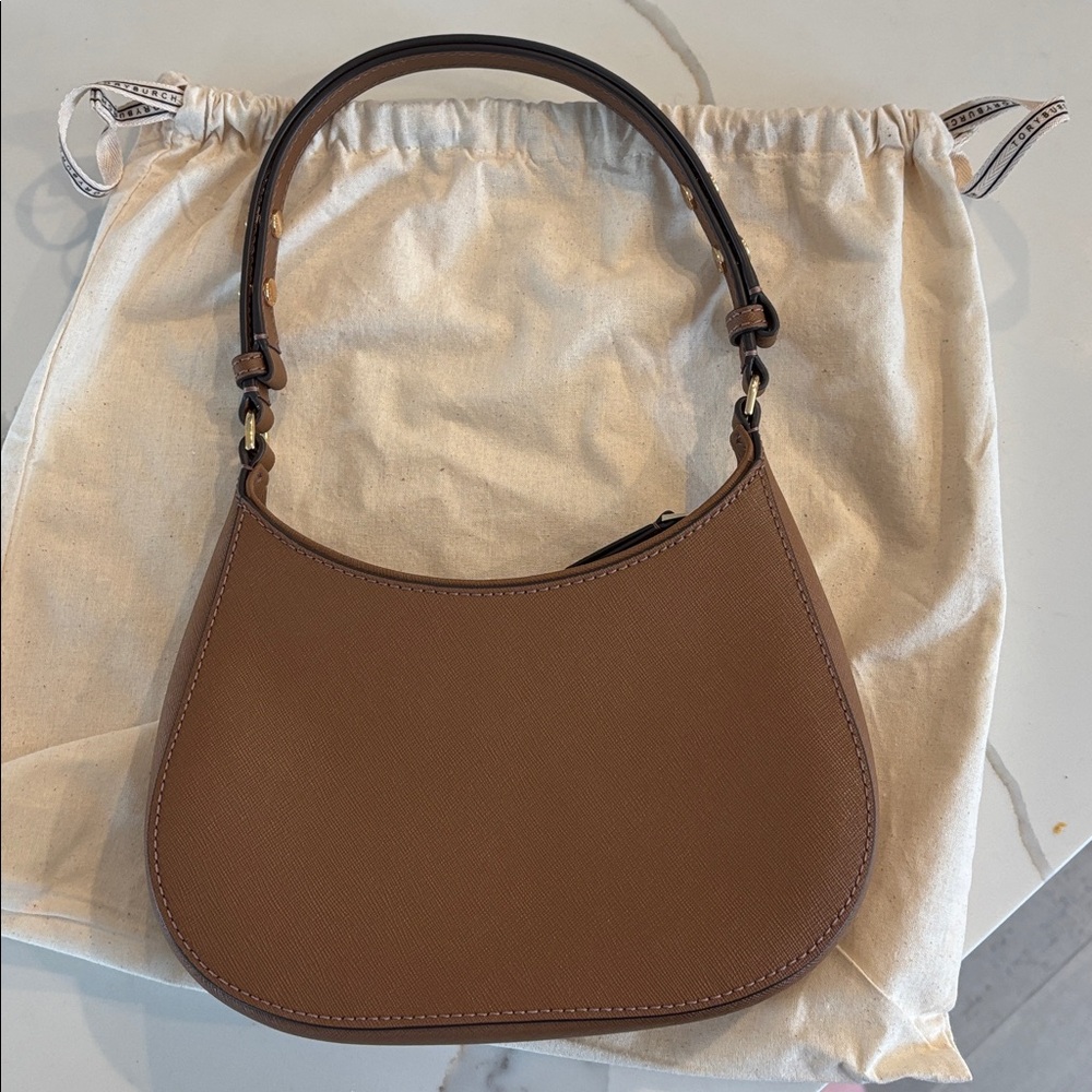 Tory Burch Tan Leather Shoulder Bag - Picture 2 of 4